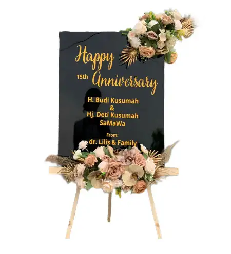 Papan Bunga Akrilik Assue