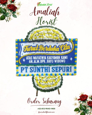 Papan Bunga Duka di Assue