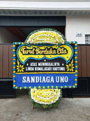 Papan Bunga Duka di Assue